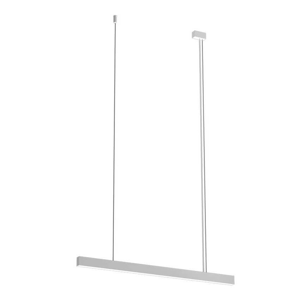 LAMPA wisząca ISASEKI 8663 Shilo metalowa OPRAWA zwis LED 16W 4000K listwa biała