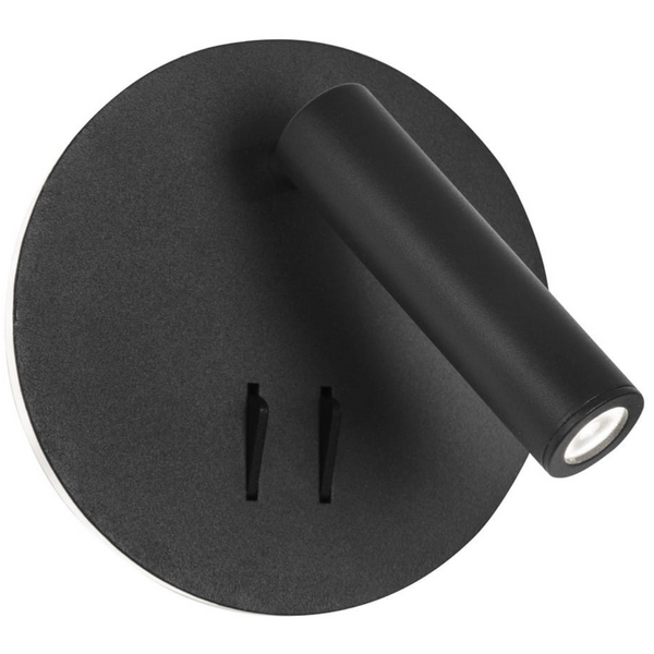 Regulowana lampa ścienna Armilla reflektorek LED 9W 3000K czarny