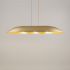 Kuchenna lampa wisząca nad stół Gondola L 40640 Sigma z żywicy złota