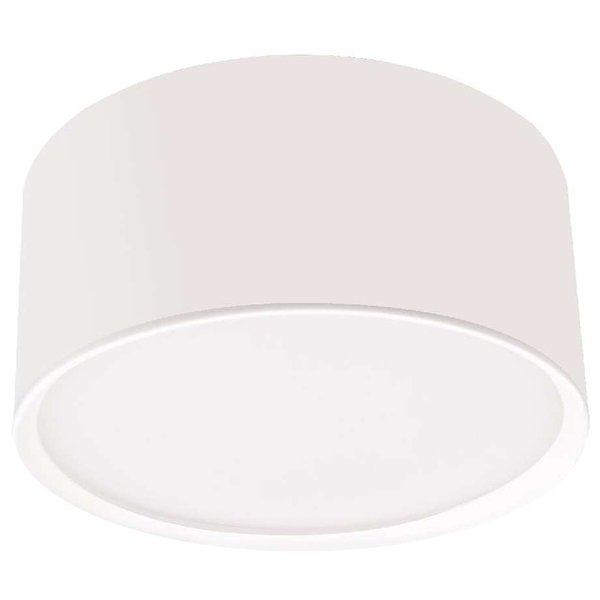 Plafon LAMPA sufitowa KENDAL LP-6331/1SM WH Light prestige natynkowa OPRAWA okrągła LED 6W 3000K biała