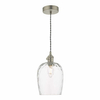 Lampa wisząca do salonu Hadano HAD0161-03 Dar Lighting przezroczysta chrom