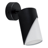 Lampa ścienna tuba Zebra 04212 Ideus do sypialni punktowa biała czarna