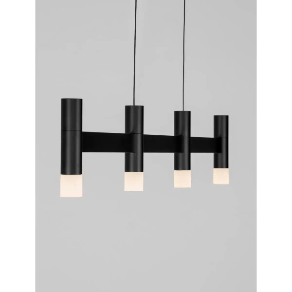Wisząca lampa do jadalni CORVETA LE45427 LED 17W 3000K czarna