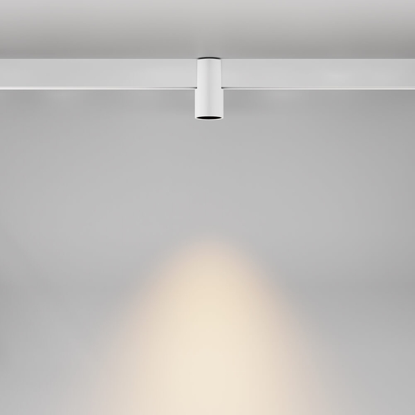 Lampa sufitowa do szyny Alfa TR122-2-7W3K-W LED 7W 3000K tuba biały czarny