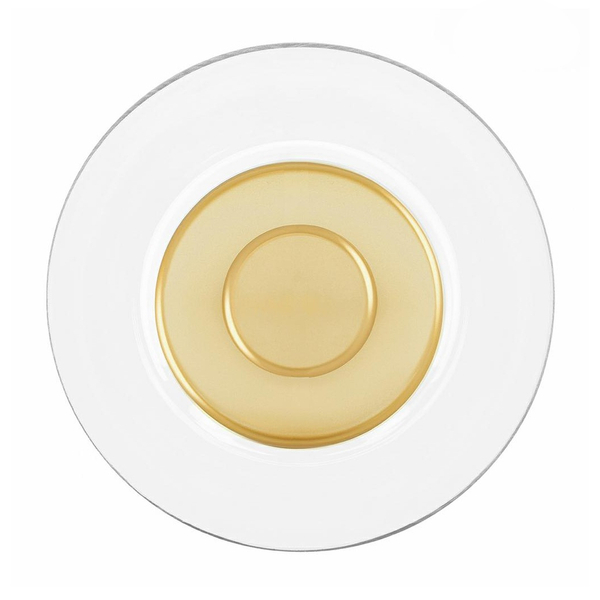 Szklany kinkiet Eden Wall lampa ścienna LED 6,4W 3000K złota