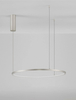Zwisowa lampa TOLUCA LE42786 Luces Exclusivas LED 36W 3000K ring srebrny