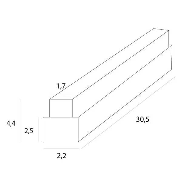 Wewnętrzne zasilanie do szynoprzewodów magnetycznych 300W MA0032 biały