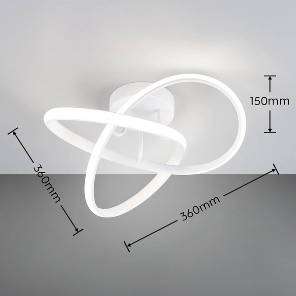 Sufitowa lampa AZELRIA DL131-62101 LED 15W 4000K metal biały