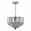 Salonowa lampa wisząca Fargo FARGO-12CH Endon glamour chrom przezroczysta