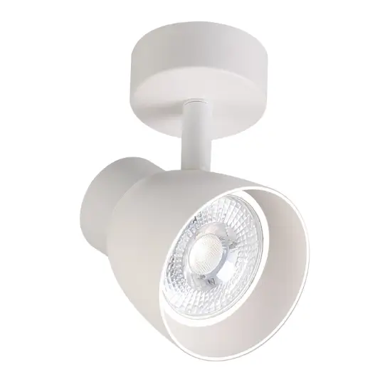 Sufitowa lampa regulowana Dravo LP-9523/1WS WH do sypialni biała