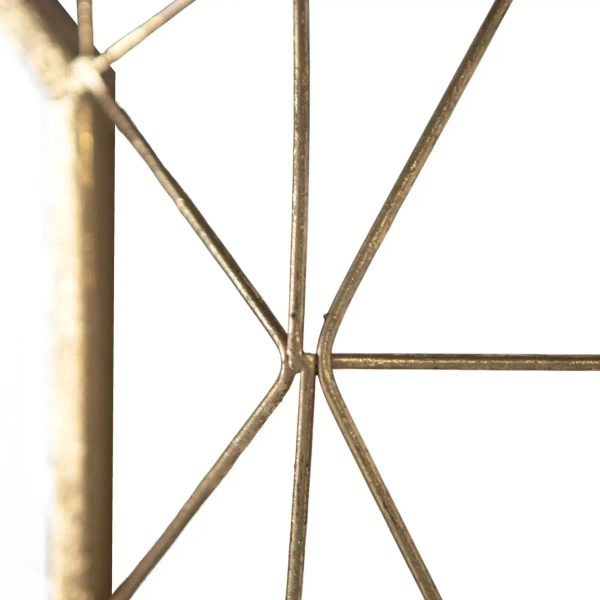 Geometryczne lustro na ścianę Andromeda 5055999201278 złoty