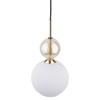 Lampa wisząca nad stołem Sophia Cognac 11590 kule biały złoty