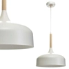 LAMPA wisząca TAYLOR MLP6217 Milagro skandynawska OPRAWA metalowy ZWIS kopuła biała