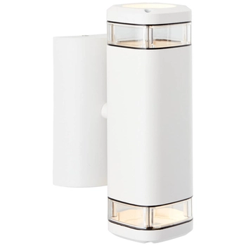 Zewnętrzna lampa ścienna Jandy 90968A05 góra-dół tubka IP44 biała