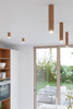Ruchoma lampa salonowa SL.1030 drewniane reflektorki