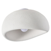 Sufitowa lampa kopuła STONE DN426-40C metalowa kamień biała