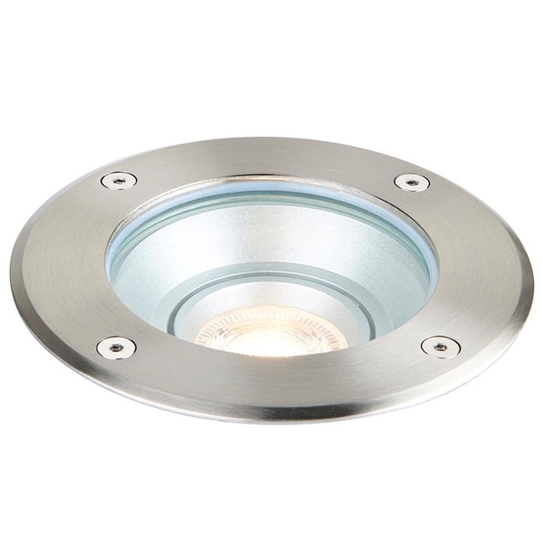 Podtynkowa lampa metalowa Pillar 99550 okrągłe oczko chrom