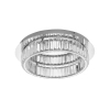 Sufitowa lampa glamour BAUTA LE42918 do przedpokoju LED 29W 3500K srebrna