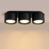 Sufitowa potrójna lampa MODO czarna SL.2440 3xGx53 tubki do sypialni