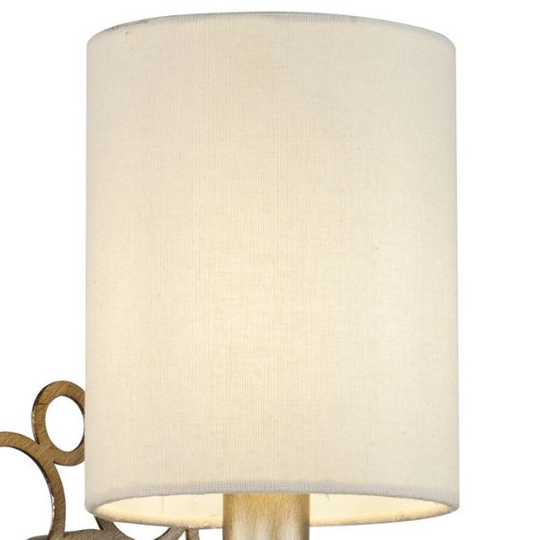 LAMPA ścienna ANNA H007WL-01G Maytoni abażurowa OPRAWA kinkiet złoty