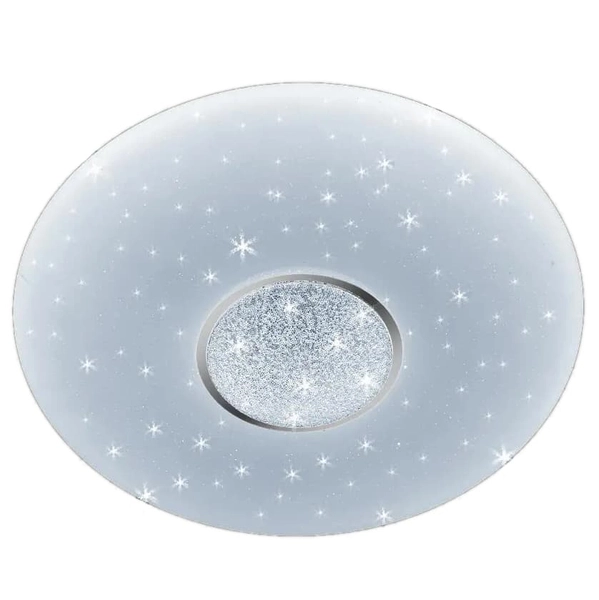 LAMPA sufitowa VEN P-6061/50 okrągła OPRAWA plafon LED 74W z efektem gwiazd biały