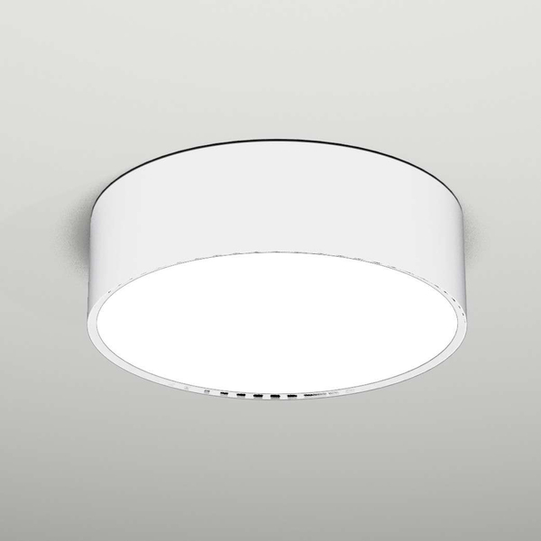 Plafon LAMPA sufitowa ZAMA 7030 Shilo natynkowa OPRAWA metalowa okrągła biała
