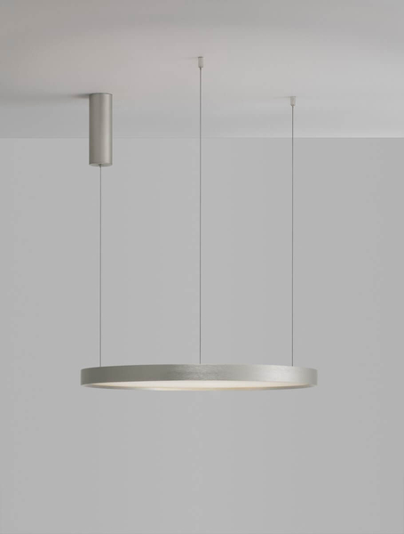 Pierścieniowa lampa wisząca ZACAPU LE42791 Luces Exclusivas LED 42W 3000K srebrna
