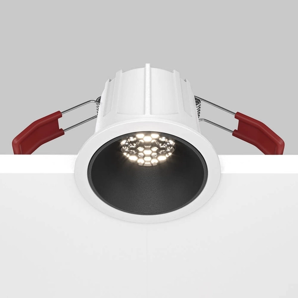 Wpust sufitowy Alfa DL043-01-10W4K-RD-WB LED 10W 4000K biały czarny