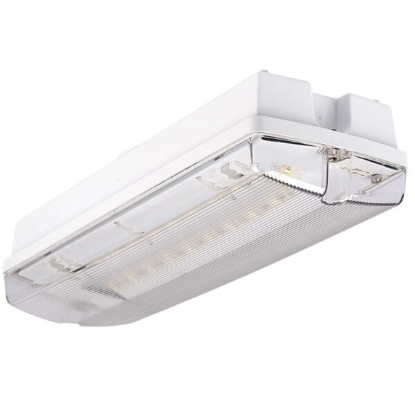 Awaryjna prostokątna oprawa Orion 12619 LED 7W 154lm 5000-6000K IP65 biały