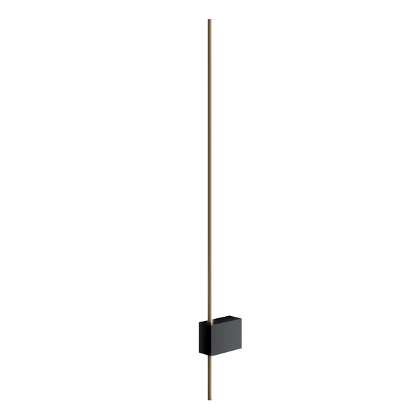 Naścienna lampa Pars C070WL-L6GB3K LED 6W 3000K podłużna złota