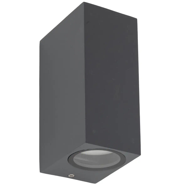 Naścienna lampa zewnętrzna Axis 10970 prostokątna IP44 szary