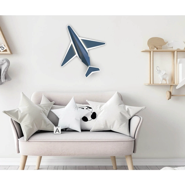 Kinkiet dziecięcy Sky MX3140-1-3XCT samolot LED 24W 3000K niebieski