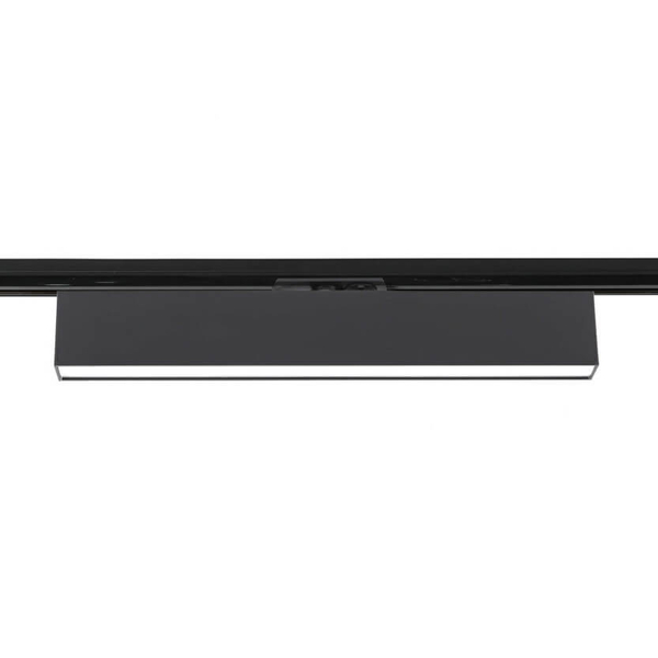 Metalowa oprawa sufitowa MOON LP-559/3 R-1F BK Light Prestige LED 12W 3000K do 1-fazowego systemu szynowego czarna