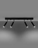 LAMPA sufitowa SL.0900 metalowa OPRAWA tuby regulowane loftowe czarne