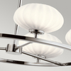 Wisząca lampa QN-PIM5-PC IP44 okrągła z kloszami chrom