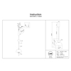 Lampa do sypialni zwis Bangkok MOD185PL-L11B3K2 LED 12W 3000K czarny szary