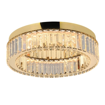 Plafon glamour SPARK AZ5782 Azzardo LED 30W 3000K kryształowy złoty