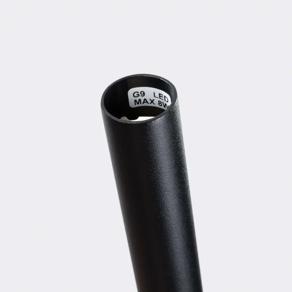 Podłużna lampa wisząca BLISS SL.1462 sopel tuba czarna