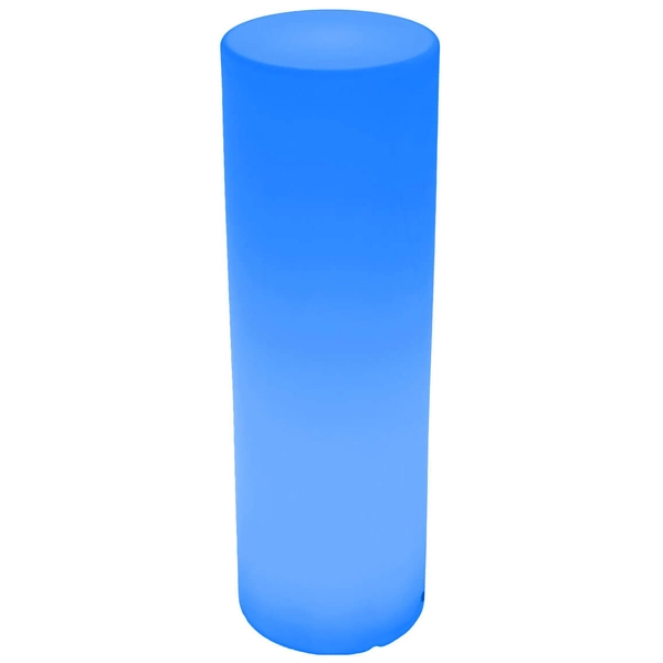 Stojąca lampa ogrodowa tubka Tube ES-DC033 LED 5W RGBW IP65 biała