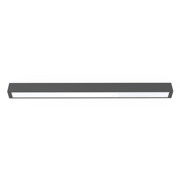 Grafitowa lampa sufitowa STRAIGHT CEILING 7553 natynkowy plafon