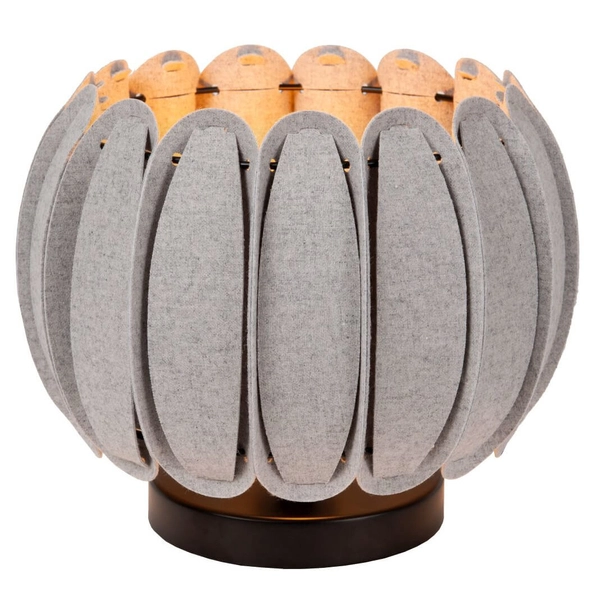Lampa stołowa z filcu Spencer 34545/81/36 szara