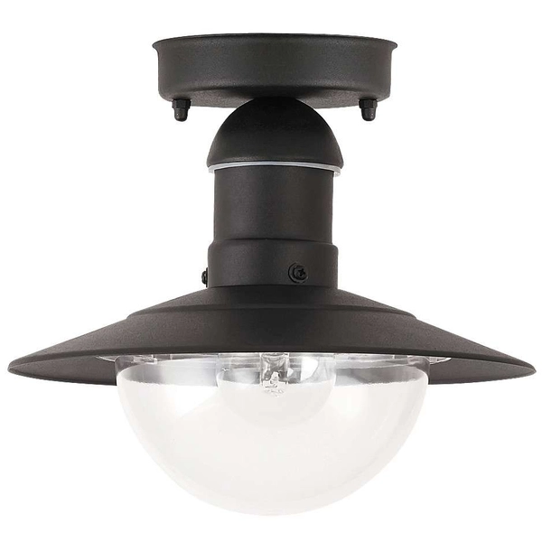 Zewnętrzna LAMPA sufitowa OSLO 8716 Rabalux ogrodowa OPRAWA industrialna outdoor IP44 czarna