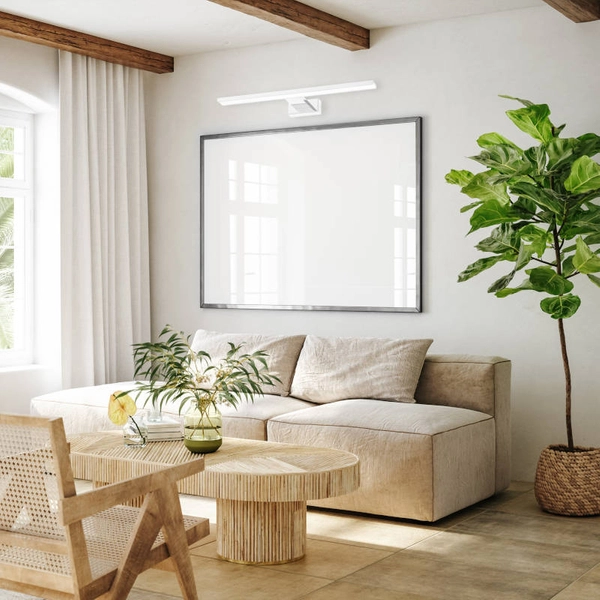 Kinkiet LAMPA ścienna SHINE ML3878 Milagro łazienkowa OPRAWA nad lustro LED 13,8W 4000K galeryjka IP44 biała