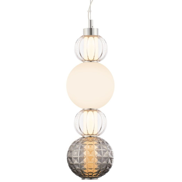 Lampa wisząca LED 17W 3000K okrągła przeźroczysta Collar OUTLET