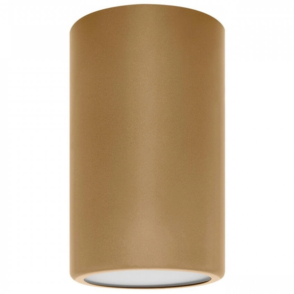 Metalowy donwlight sufitowy 137623620675 tuba do holu złota