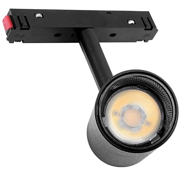 Lampa spot szynowy magnetyczny 3-fazowy 818 Domeno LED 15W 4000K czarny