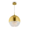 Pojedyncza lampa wisząca crystals glamour złota Fermi OUTLET