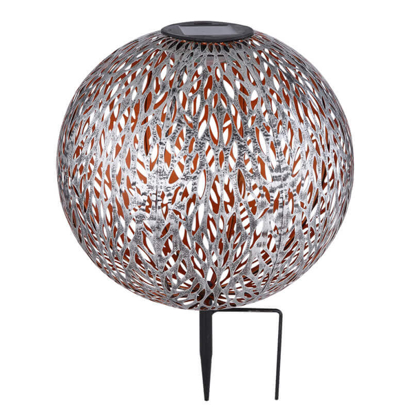 Ogrodowa lampa Solar 33627 Globo LED 0,06W 3000K kula ball IP44 srebrna