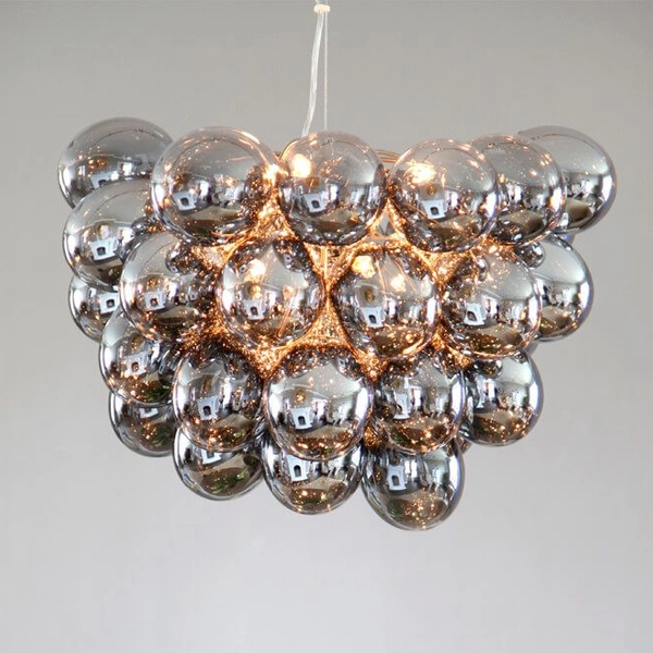 Wisząca lampa nowoczesna Gross 4200440-4505 szklane kule przydymione