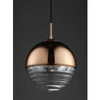 Kulista lampa zwis Paloma 68956 Endon transparentna miedziana